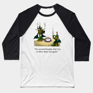 Funny Spectickles Dragon Birthday Humor Baseball T-Shirt